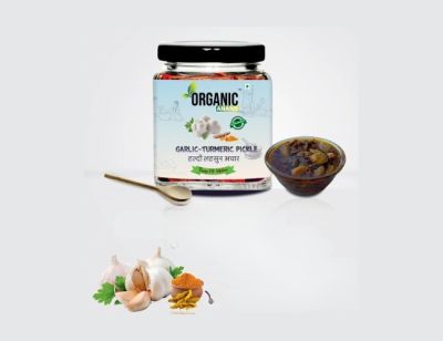 Garlic Turmeric Pickle from Mandasaur (250g)